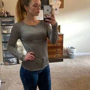 Stripped long sleeve